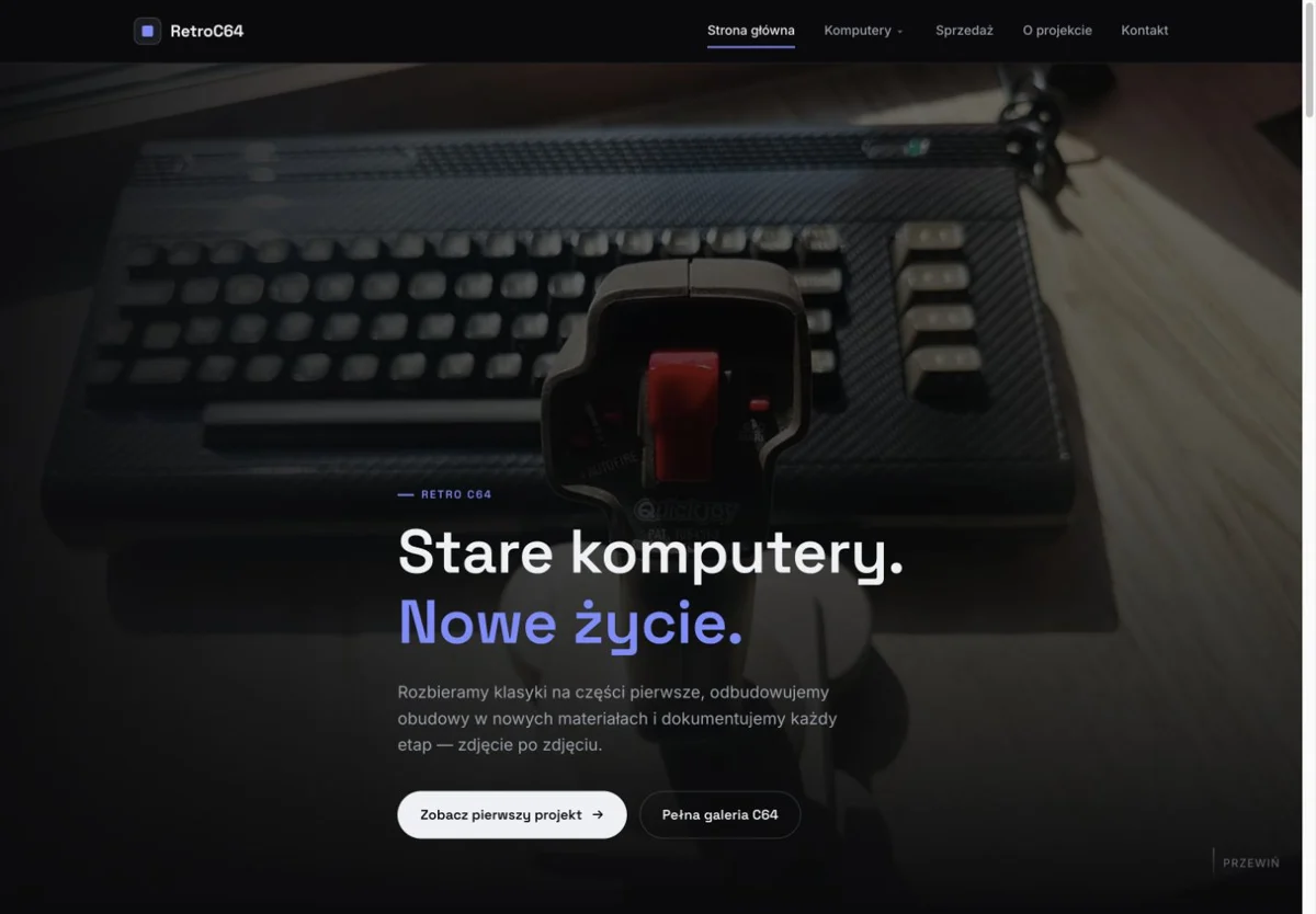 Podgląd strony retroc64.com