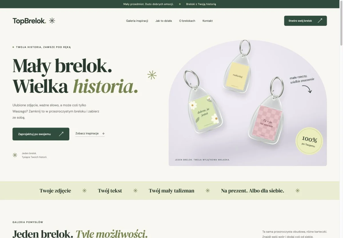 Podgląd strony topbrelok.pl